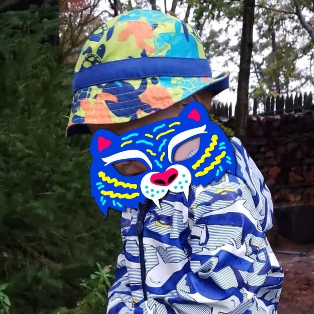 Kids R Us Toddler Turtles Bucket Swim /Beach Hat Size 20 1/8